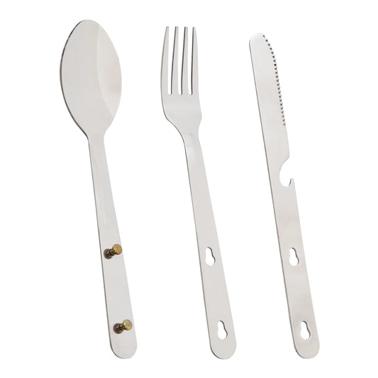 3 Piece camping cutlery