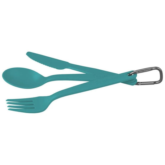 Sea to Summit Camp Cutlery Set - 3 Piece (Pacific Blue)